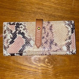 Madewell snakeskin wallet